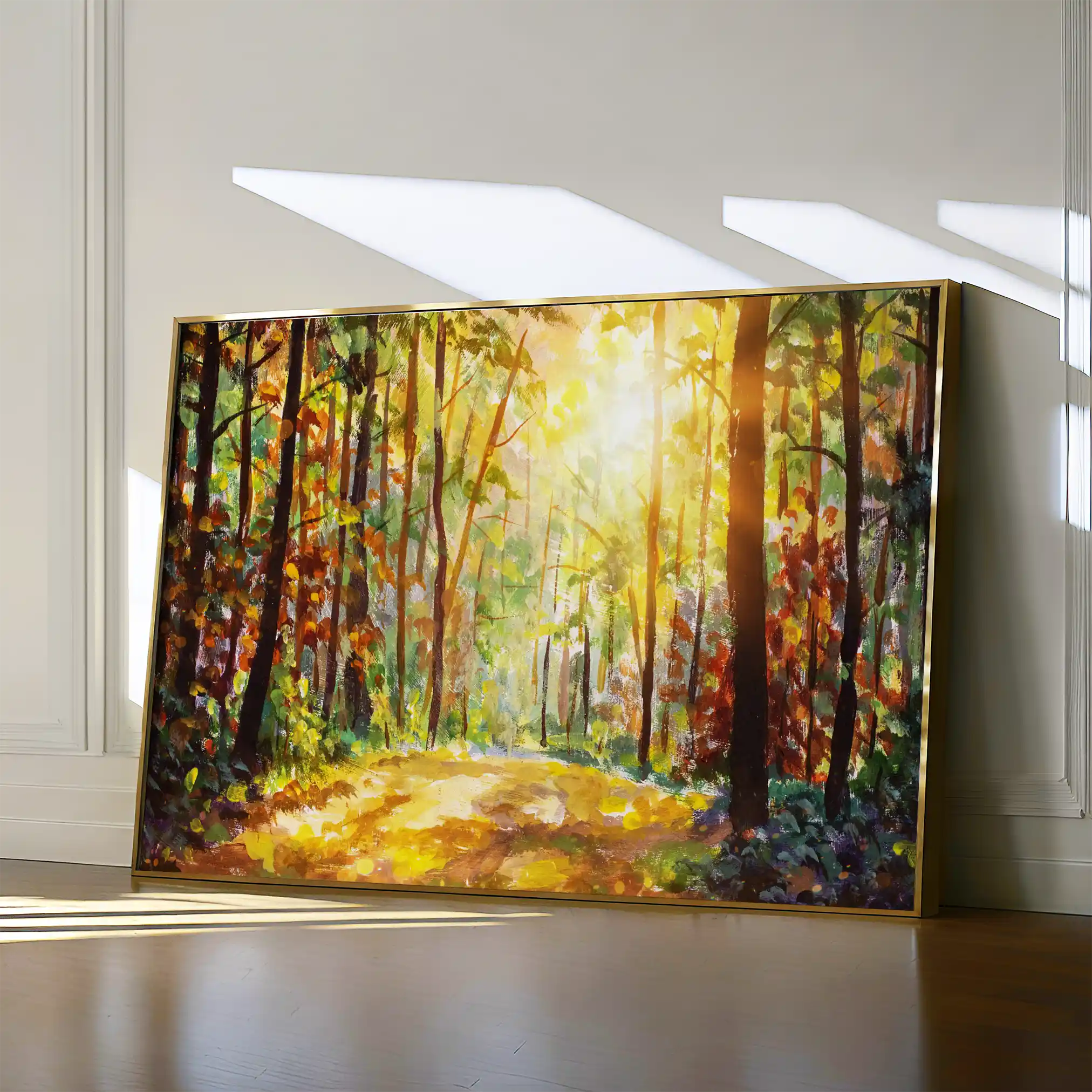 Landscape 026 Canvas Art 60 x 40 cm / Black