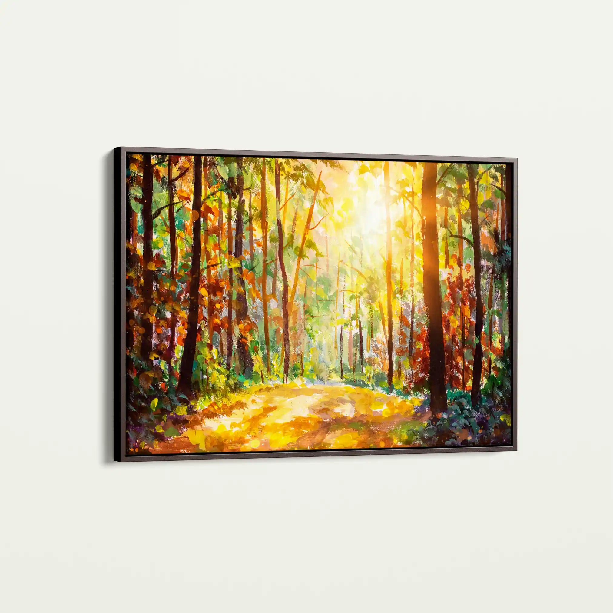 Landscape 026 Canvas Art 60 x 40 cm / Black