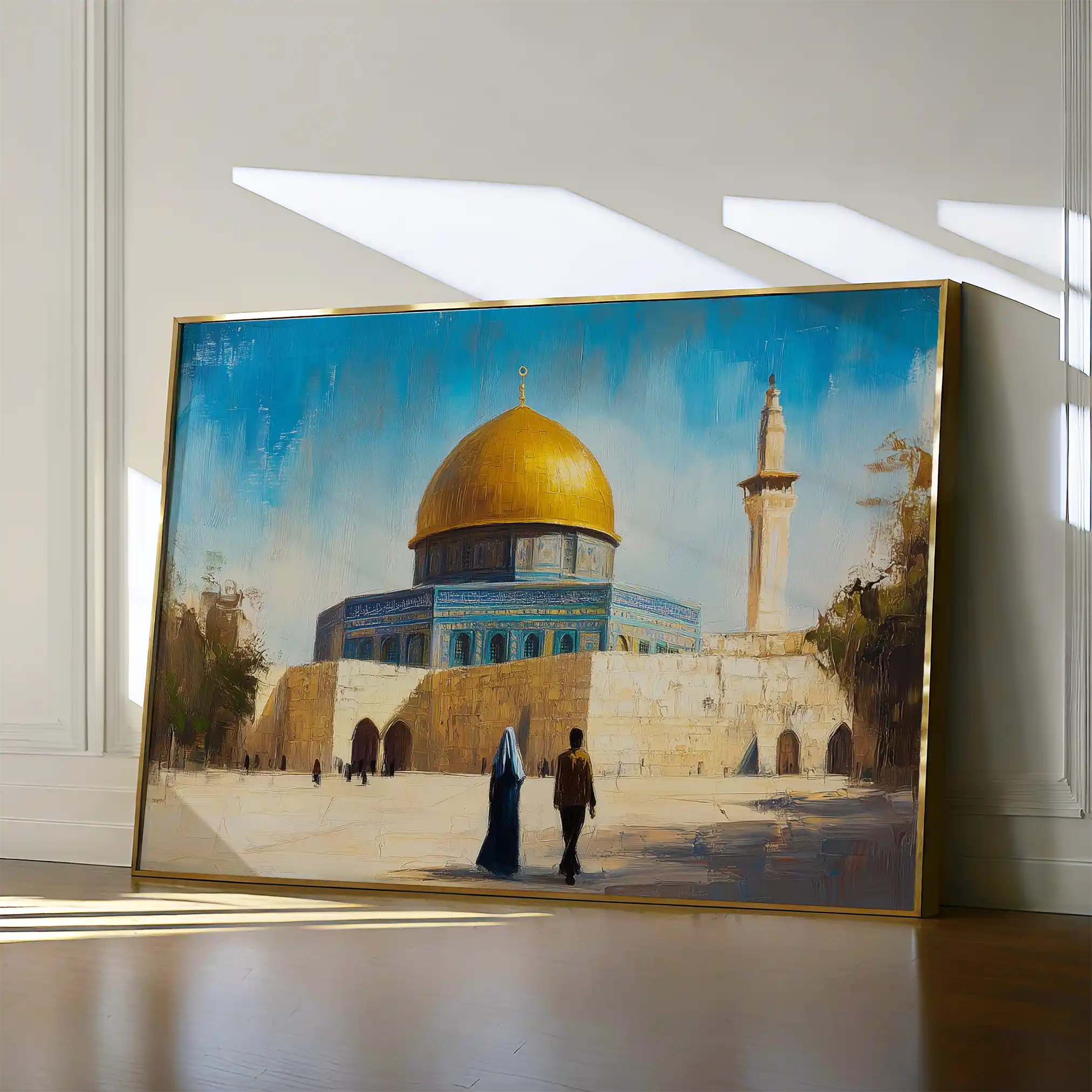 Palestine 026 Canvas Art 60 x 40 cm / Black