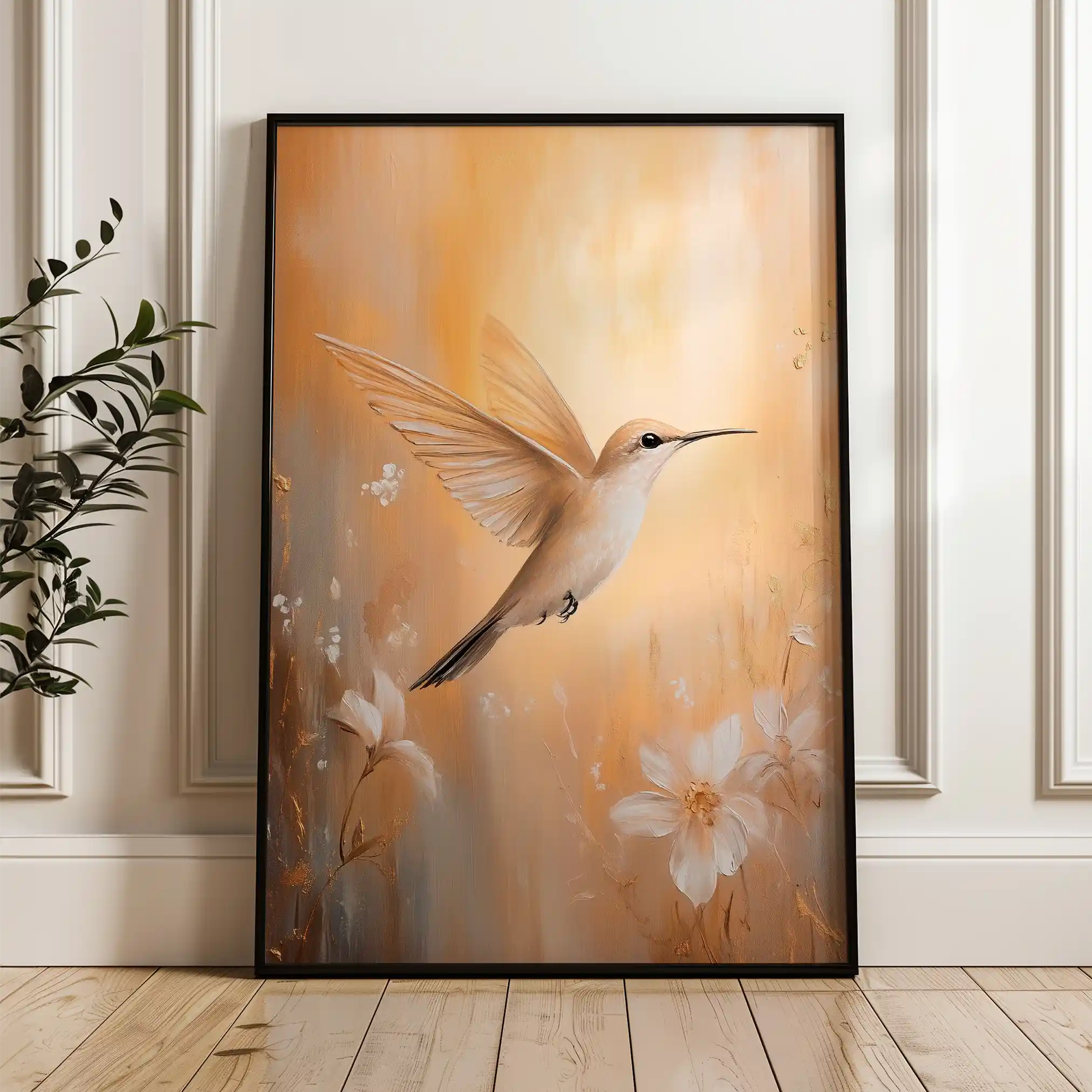 Animals 027 Canvas Art 60 x 40 cm / Black