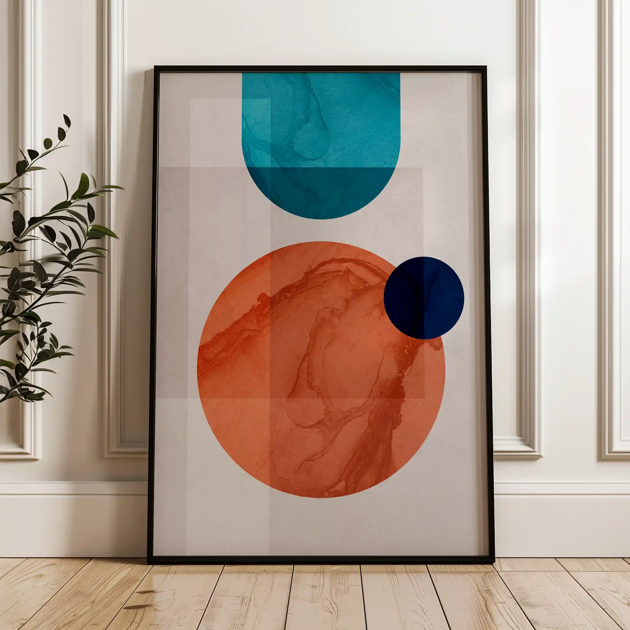 Boho 027 Canvas Art 60 x 40 cm / Black