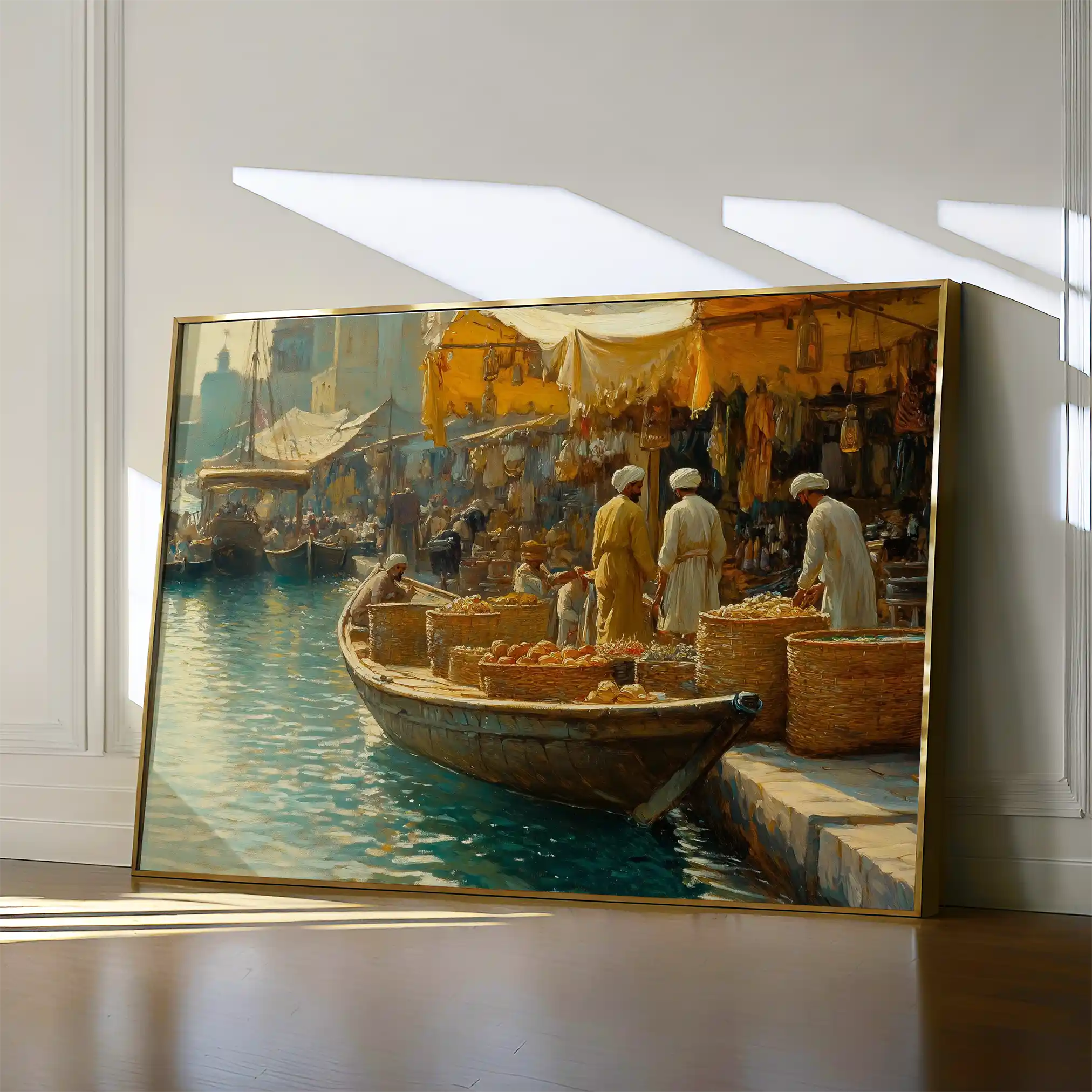 Orientalist 027 Canvas Art 60 x 40 cm / Black