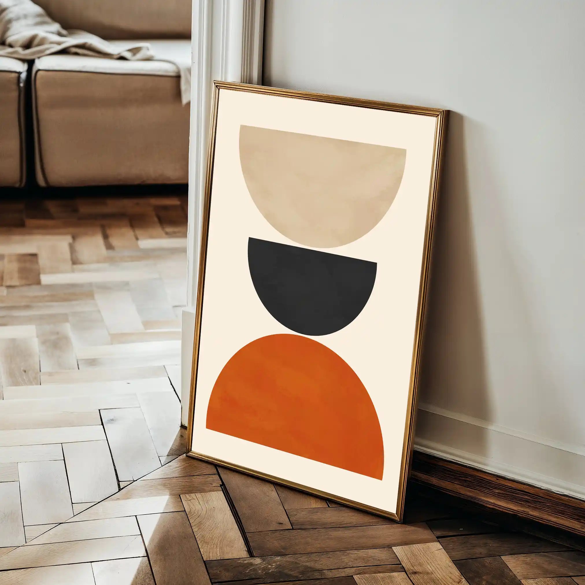 Boho 028 Canvas Art 60 x 40 cm / Black