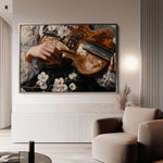 Classic 028 Canvas Art 60 x 40 cm / Black