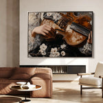 Classic 028 Canvas Art 60 x 40 cm / Black
