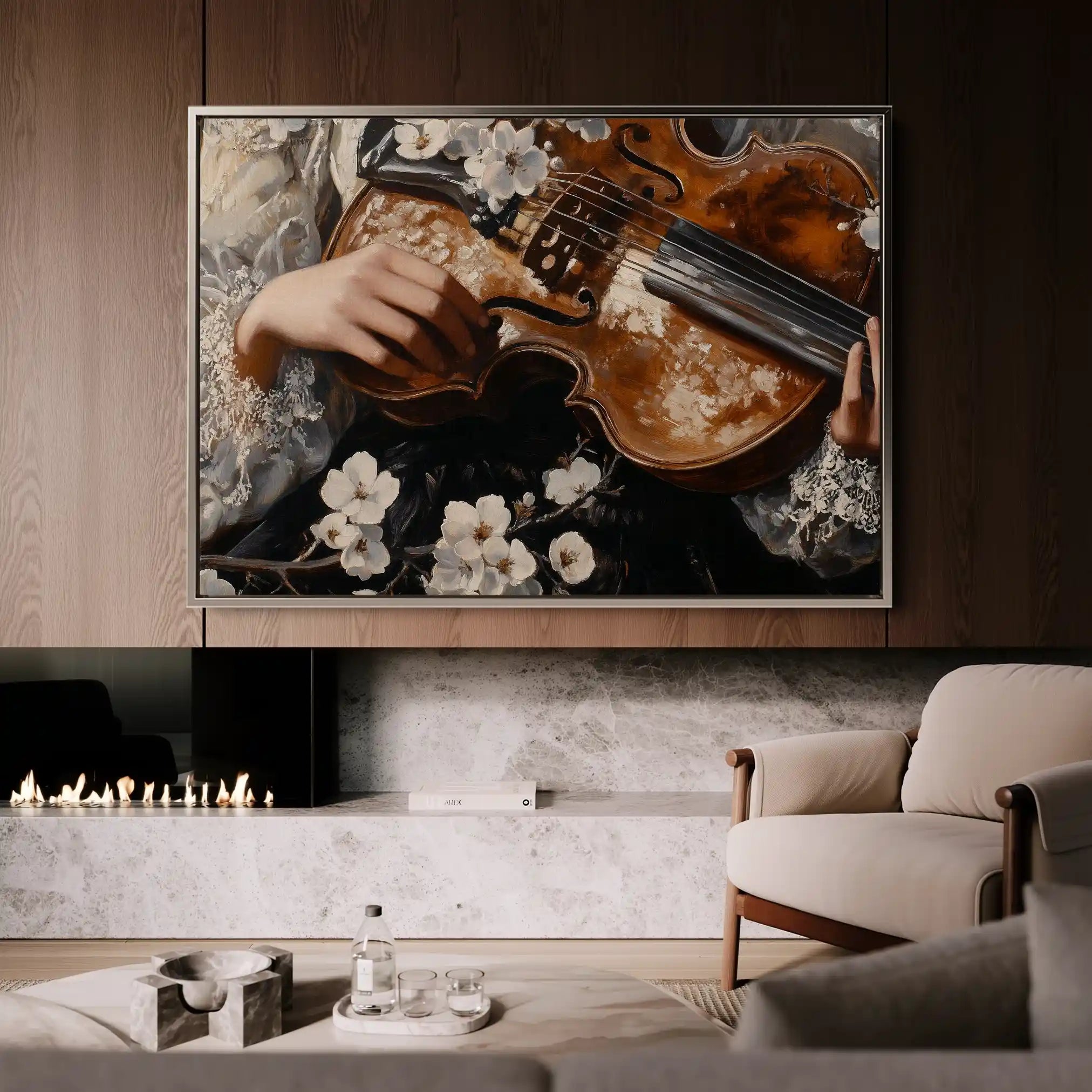 Classic 028 Canvas Art 60 x 40 cm / Black