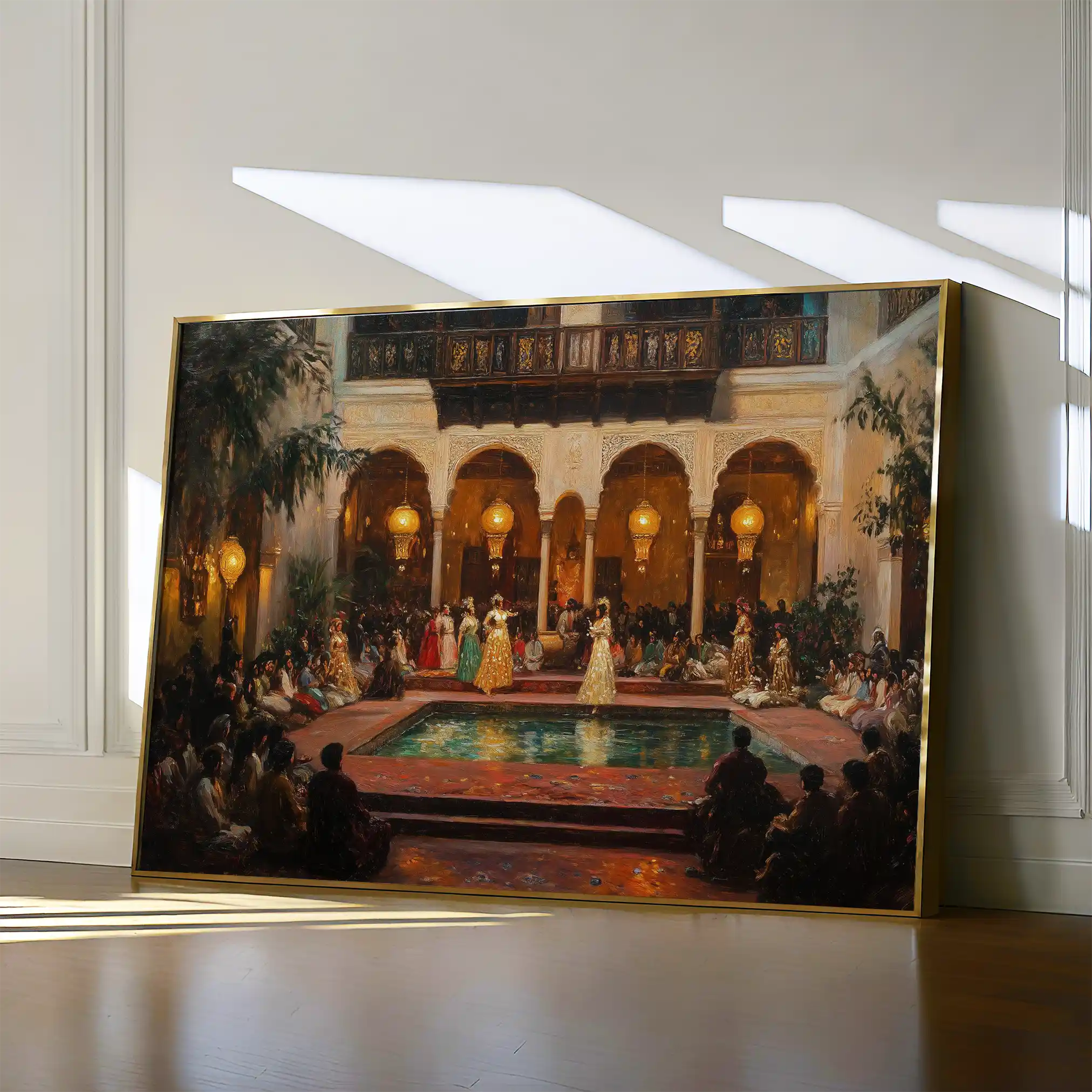 Orientalist 028 Canvas Art 60 x 40 cm / Black