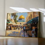 Palestine 028 Canvas Art 60 x 40 cm / Black