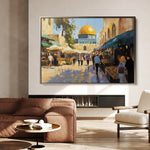 Palestine 028 Canvas Art 60 x 40 cm / Black