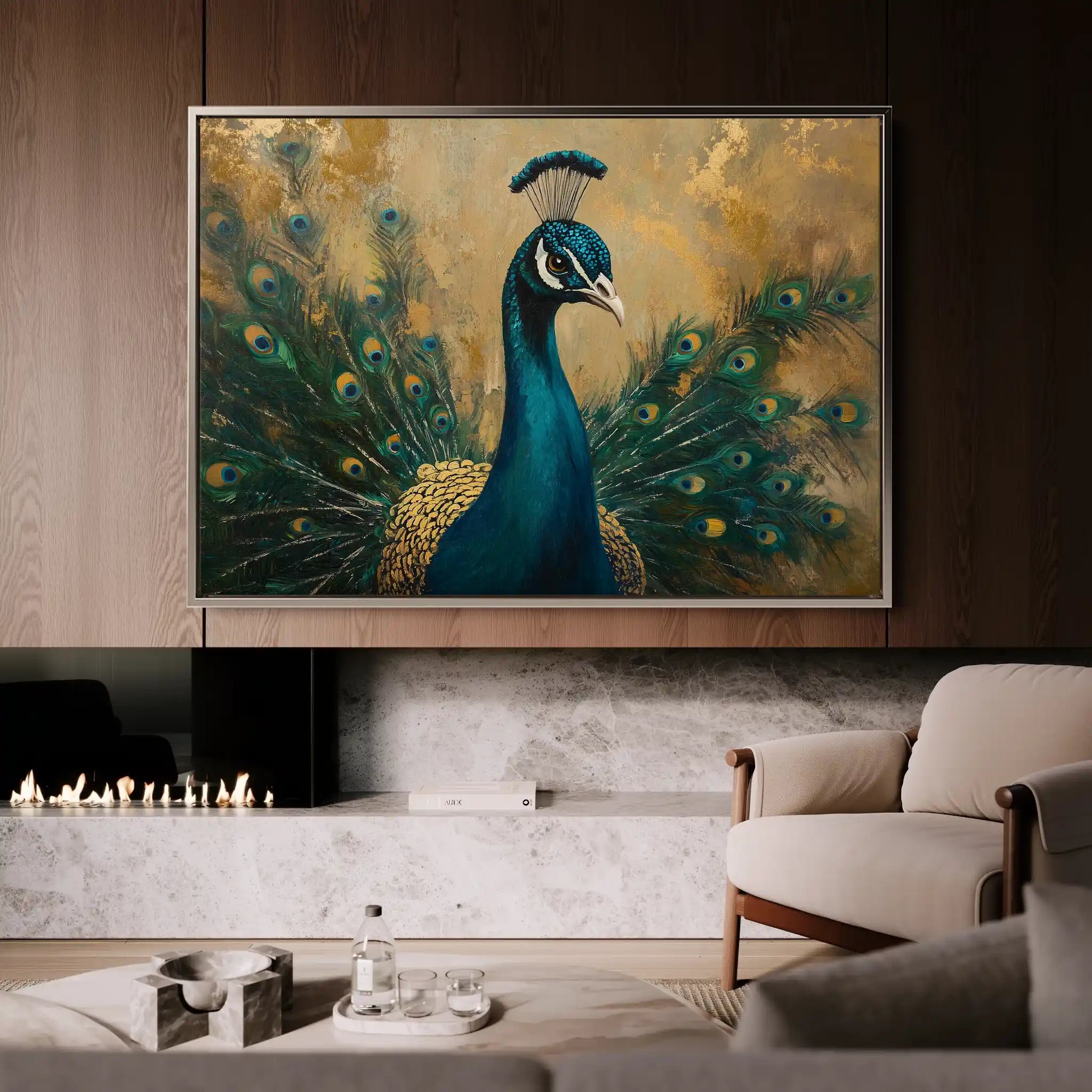 Animals 029 Canvas Art 60 x 40 cm / Black