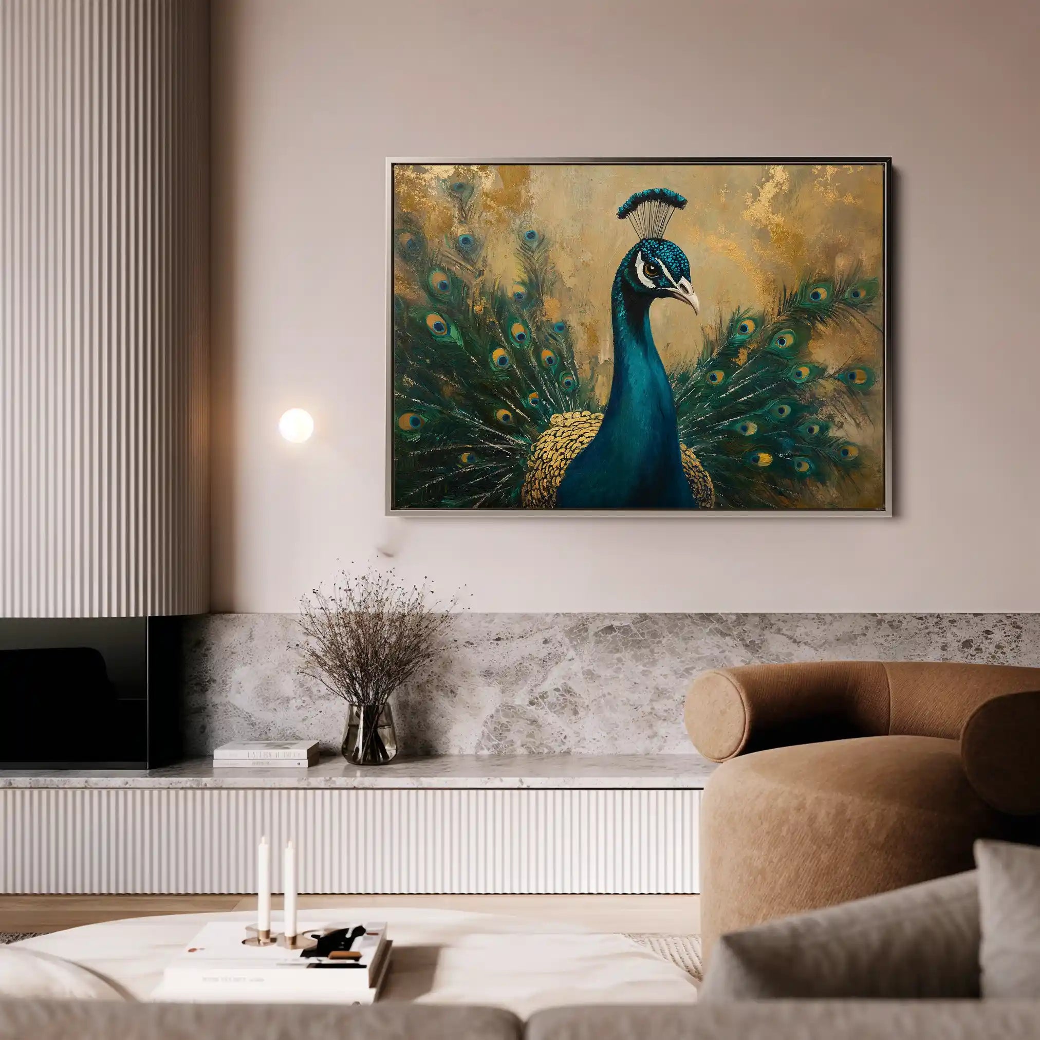 Animals 029 Canvas Art 60 x 40 cm / Black