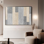 Abstract 029 Canvas Art 60 x 40 cm / Black