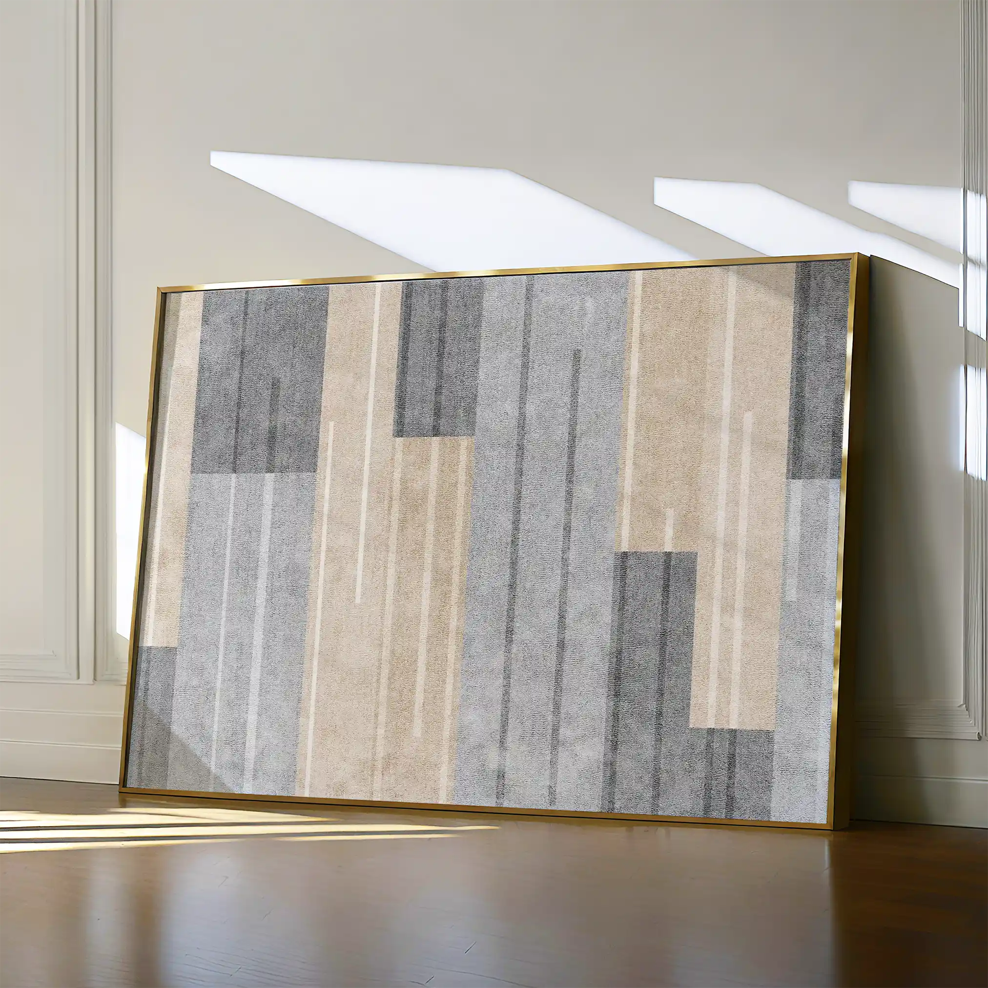 Abstract 029 Canvas Art 60 x 40 cm / Black