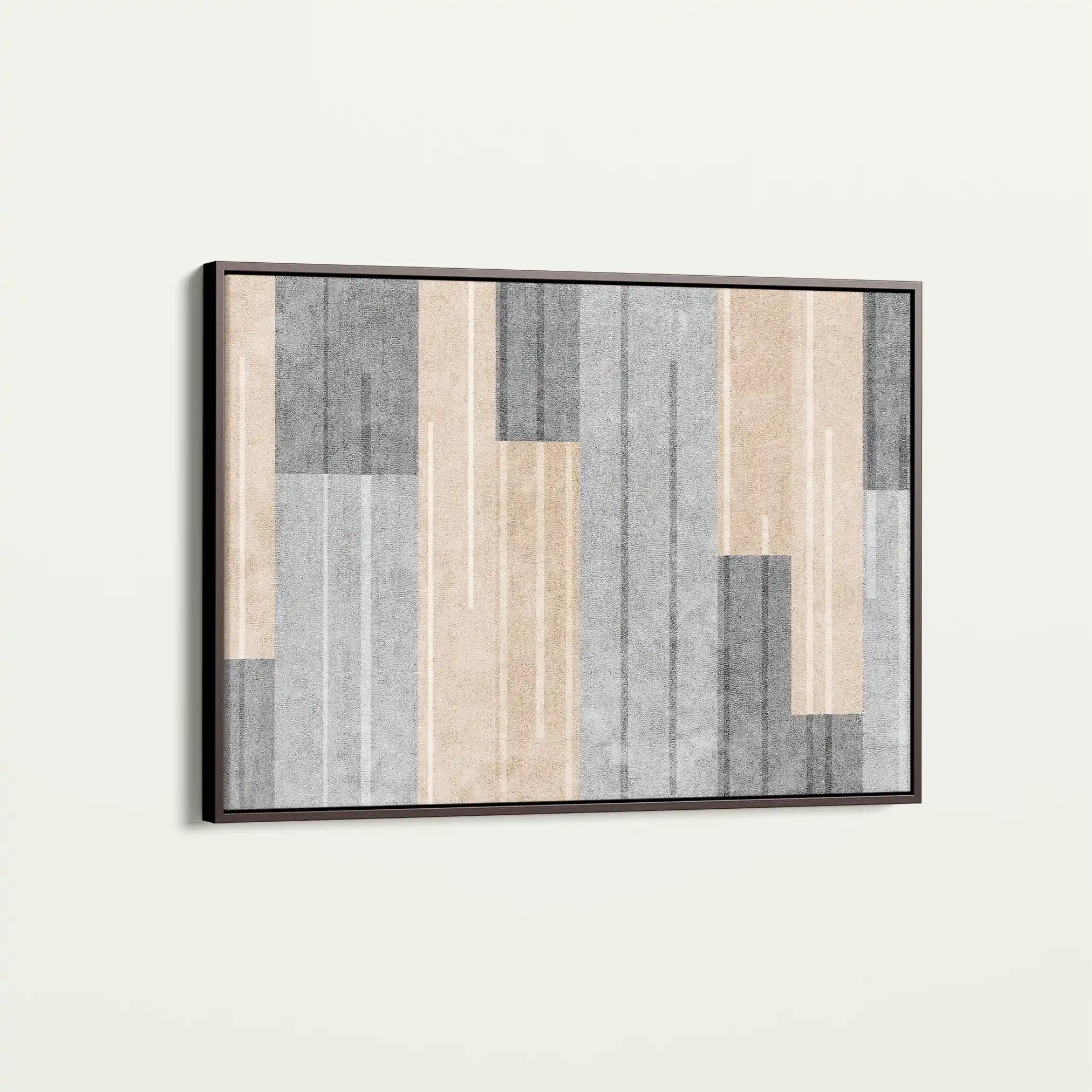 Abstract 029 Canvas Art 60 x 40 cm / Black