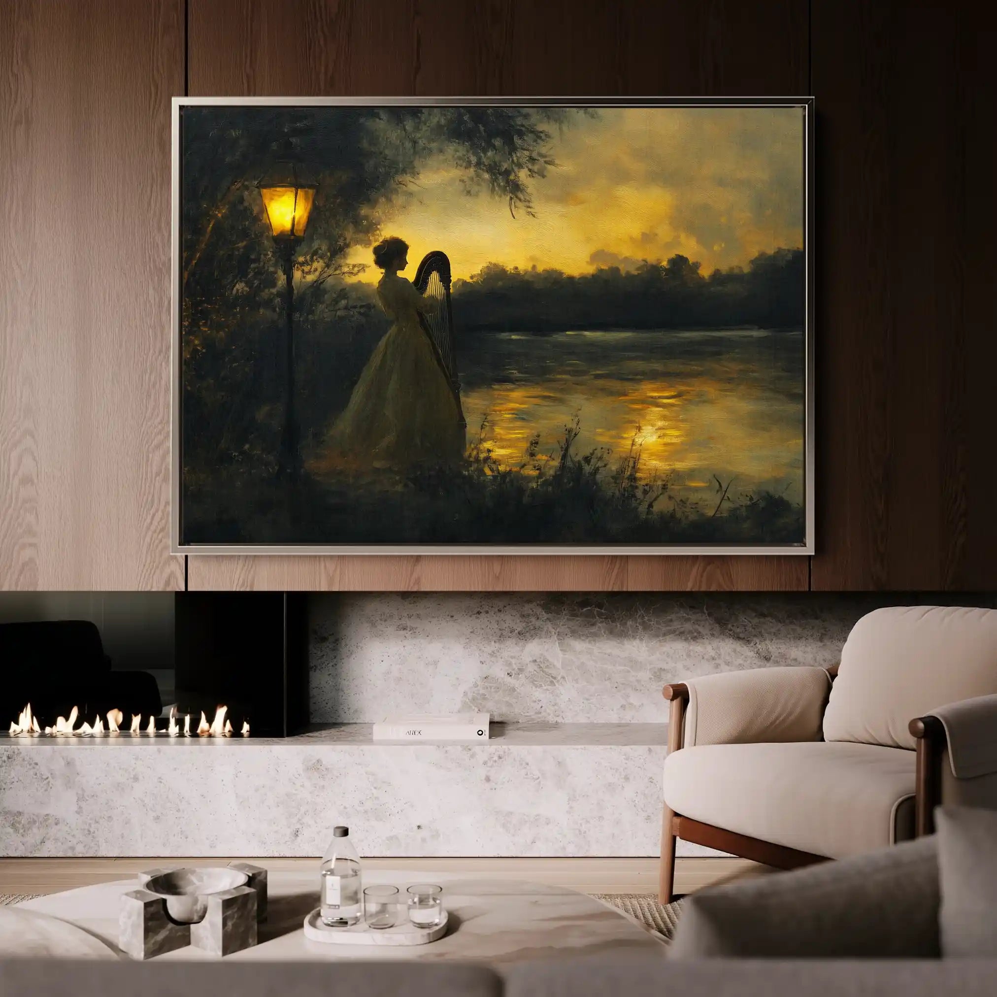Classic 029 Canvas Art 60 x 40 cm / Black