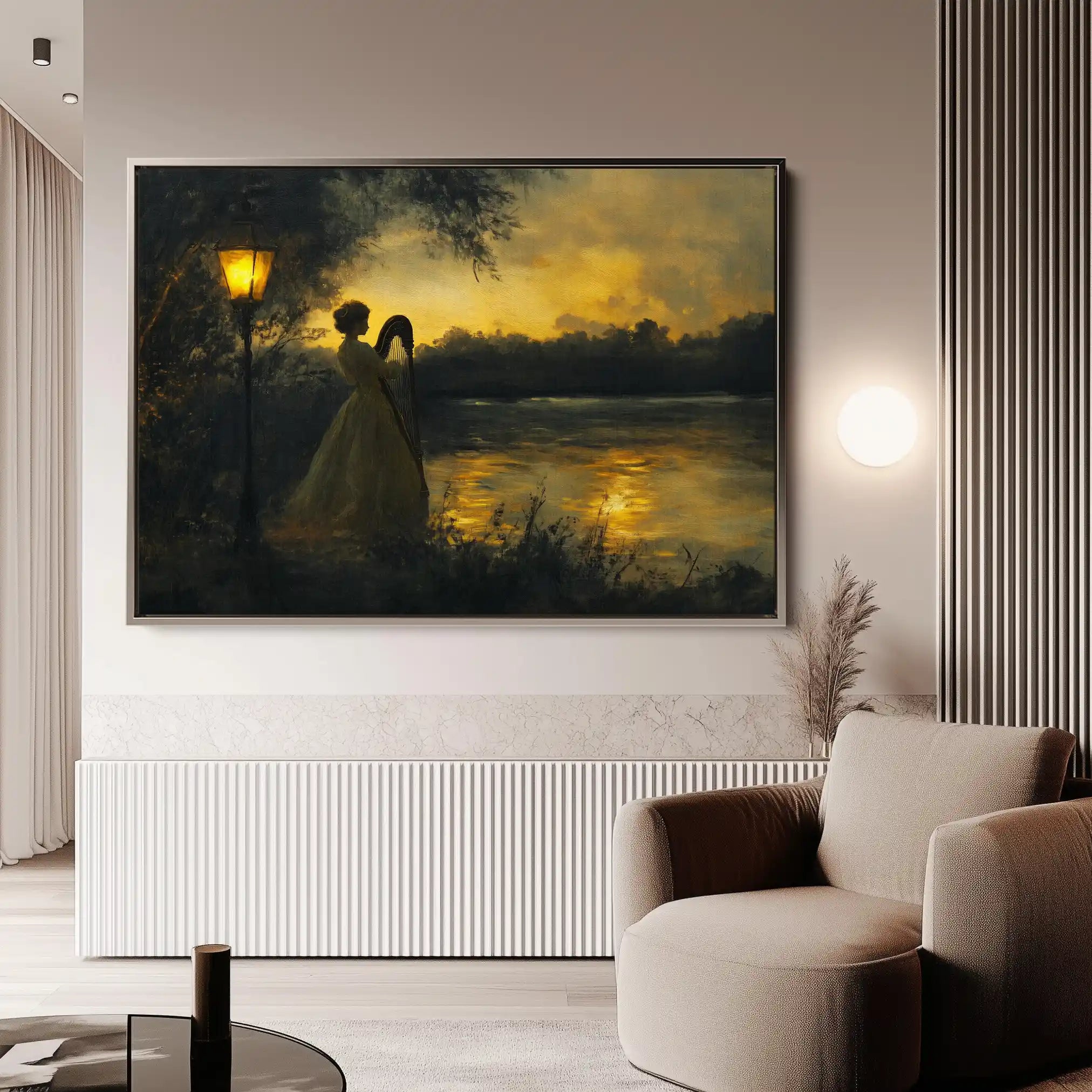 Classic 029 Canvas Art 60 x 40 cm / Black
