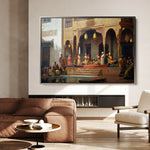 Orientalist 029 Canvas Art 60 x 40 cm / Black
