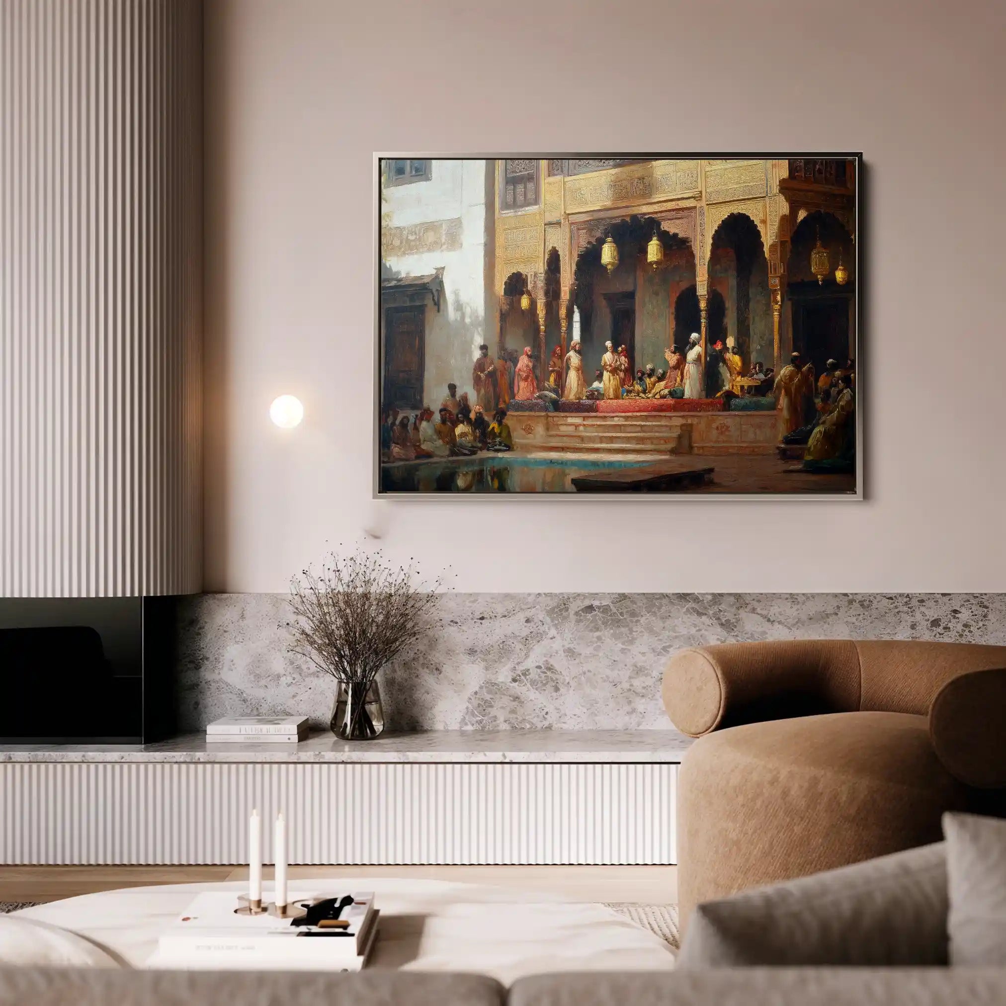 Orientalist 029 Canvas Art 60 x 40 cm / Black