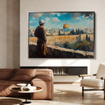 Palestine 029 Canvas Art 60 x 40 cm / Black