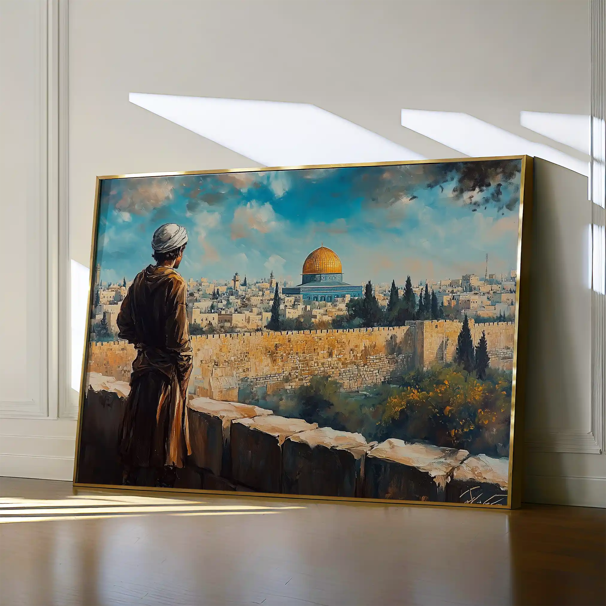 Palestine 029 Canvas Art 60 x 40 cm / Black