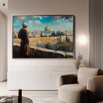 Palestine 029 Canvas Art 60 x 40 cm / Black