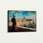 Palestine 029 Canvas Art 60 x 40 cm / Black