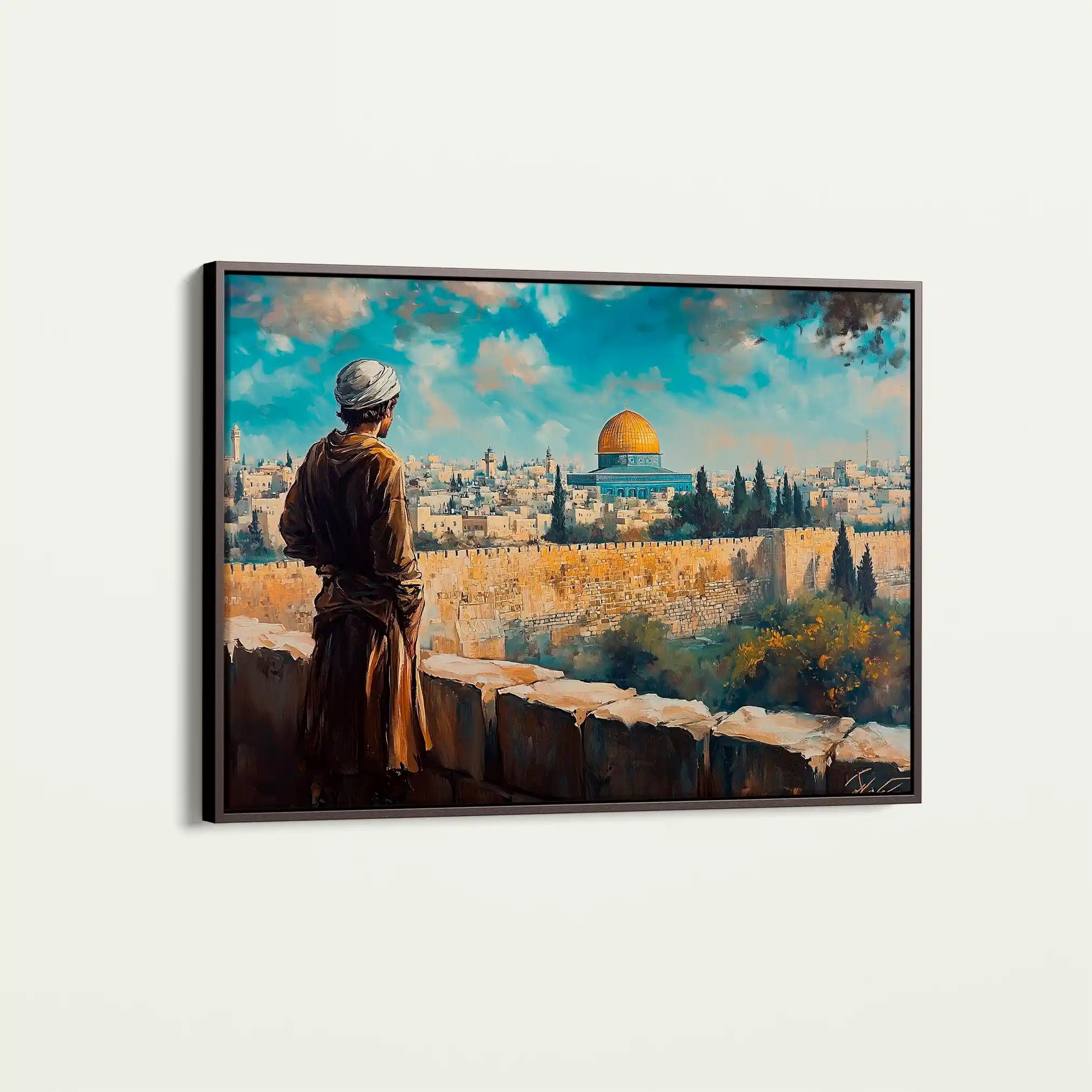 Palestine 029 Canvas Art 60 x 40 cm / Black