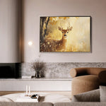 Animals 030 Canvas Art 60 x 40 cm / Black