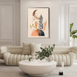 Boho 030 Canvas Art 60 x 40 cm / Black