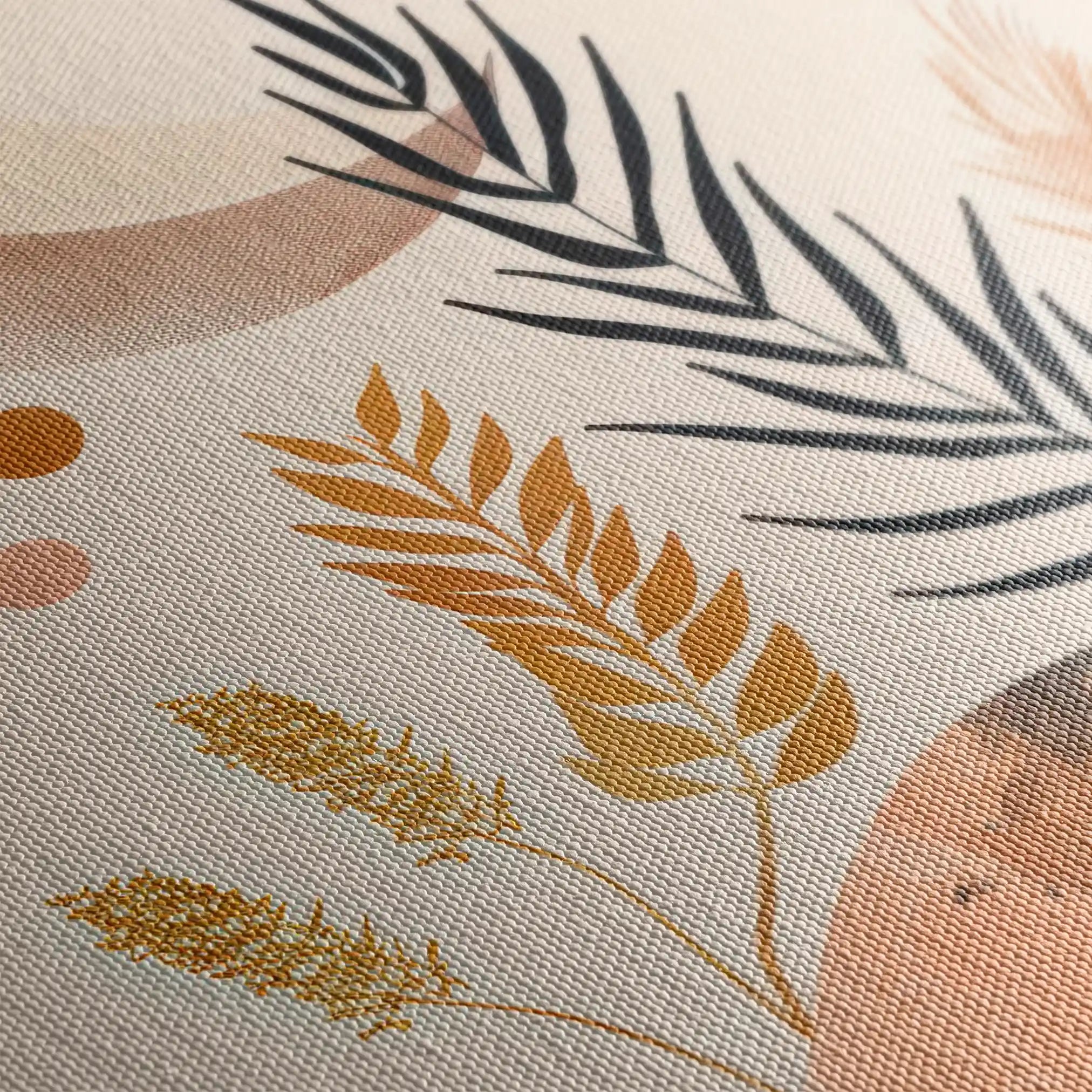 Boho 030 Canvas Art 60 x 40 cm / Black