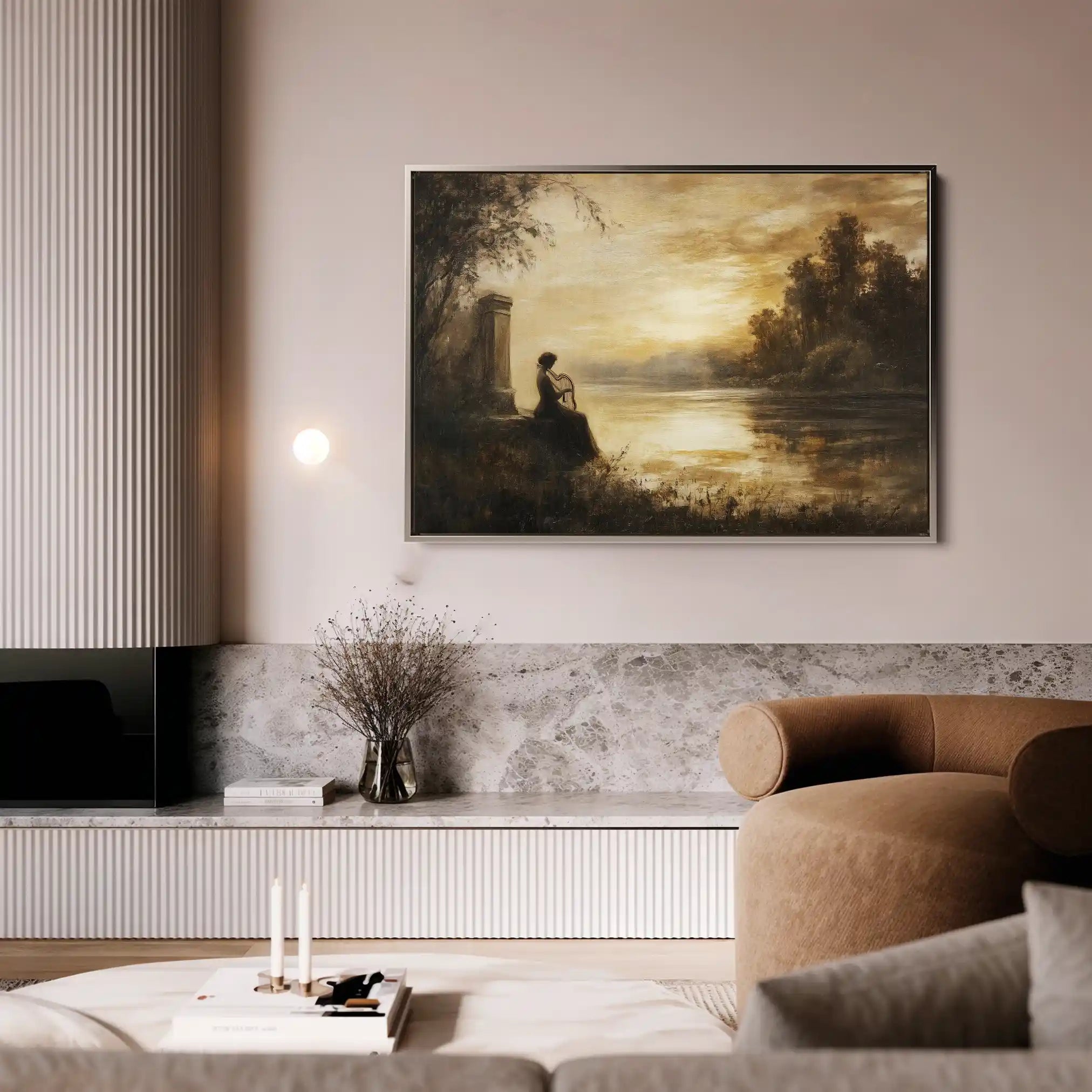 Classic 030 Canvas Art 60 x 40 cm / Black