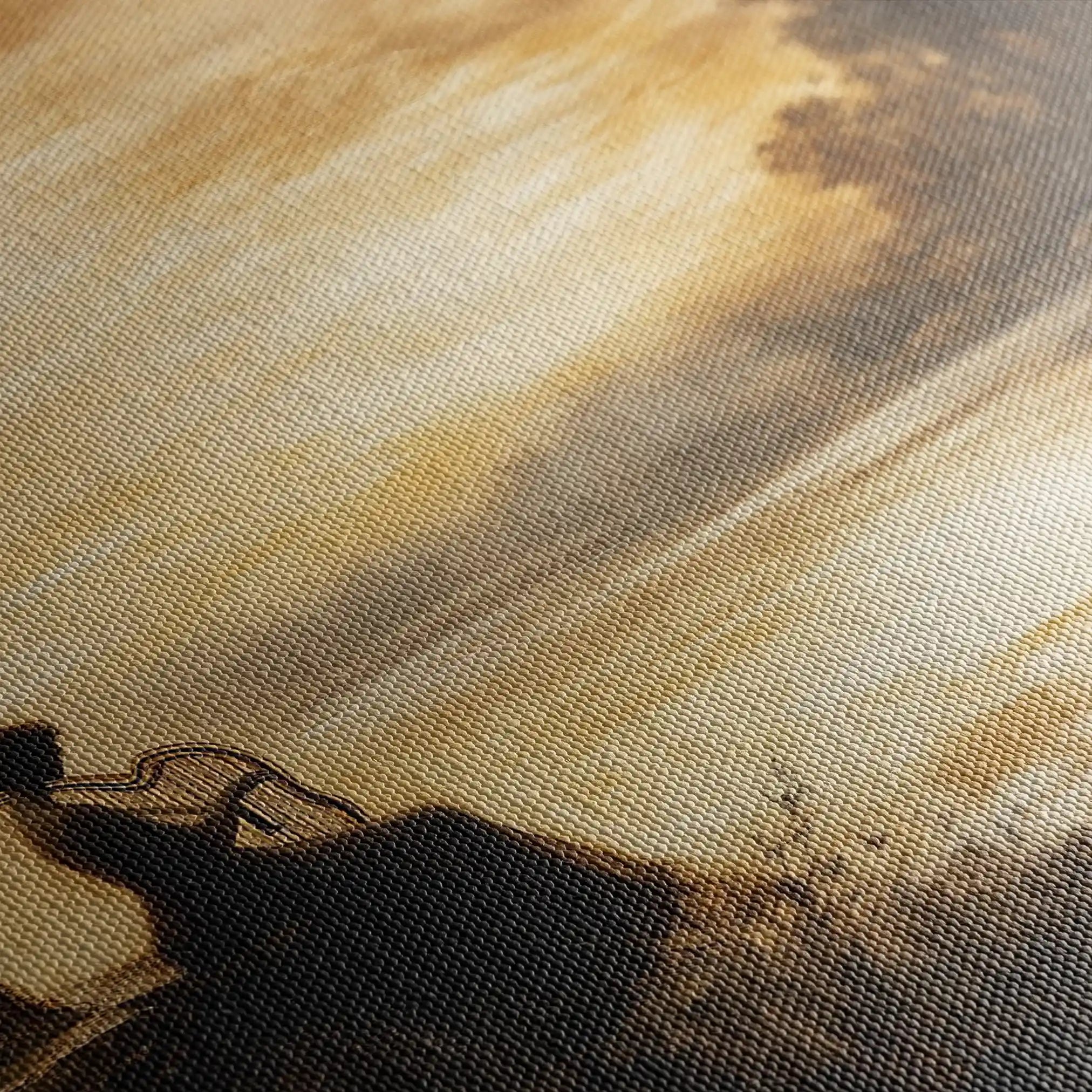 Classic 030 Canvas Art 60 x 40 cm / Black