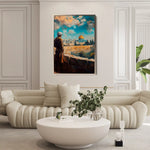 Palestine 030 Canvas Art 60 x 40 cm / Black