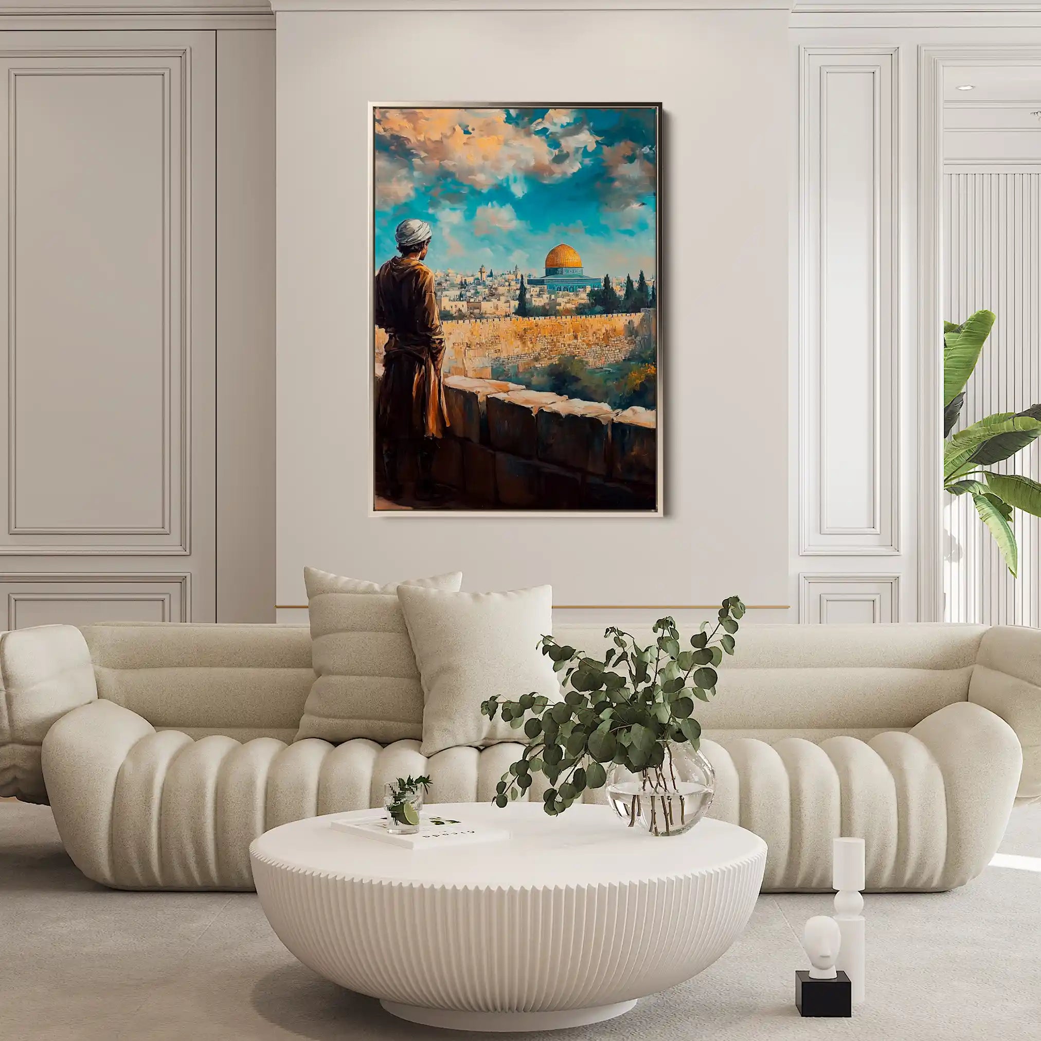 Palestine 030 Canvas Art 60 x 40 cm / Black