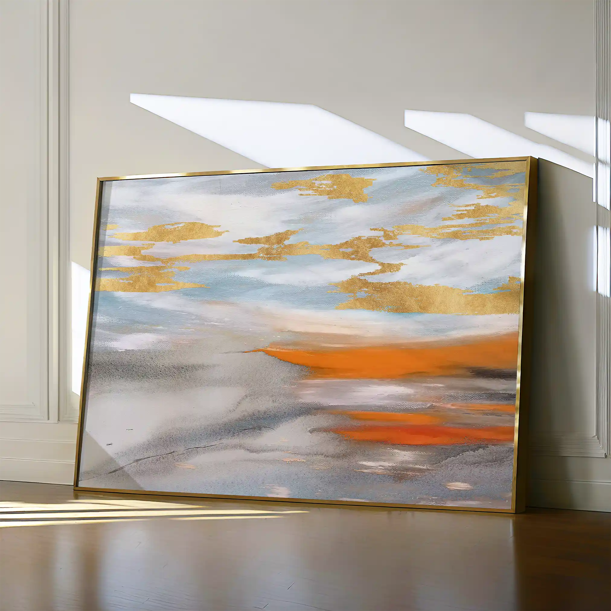 Abstract 031 Canvas Art 60 x 40 cm / Black