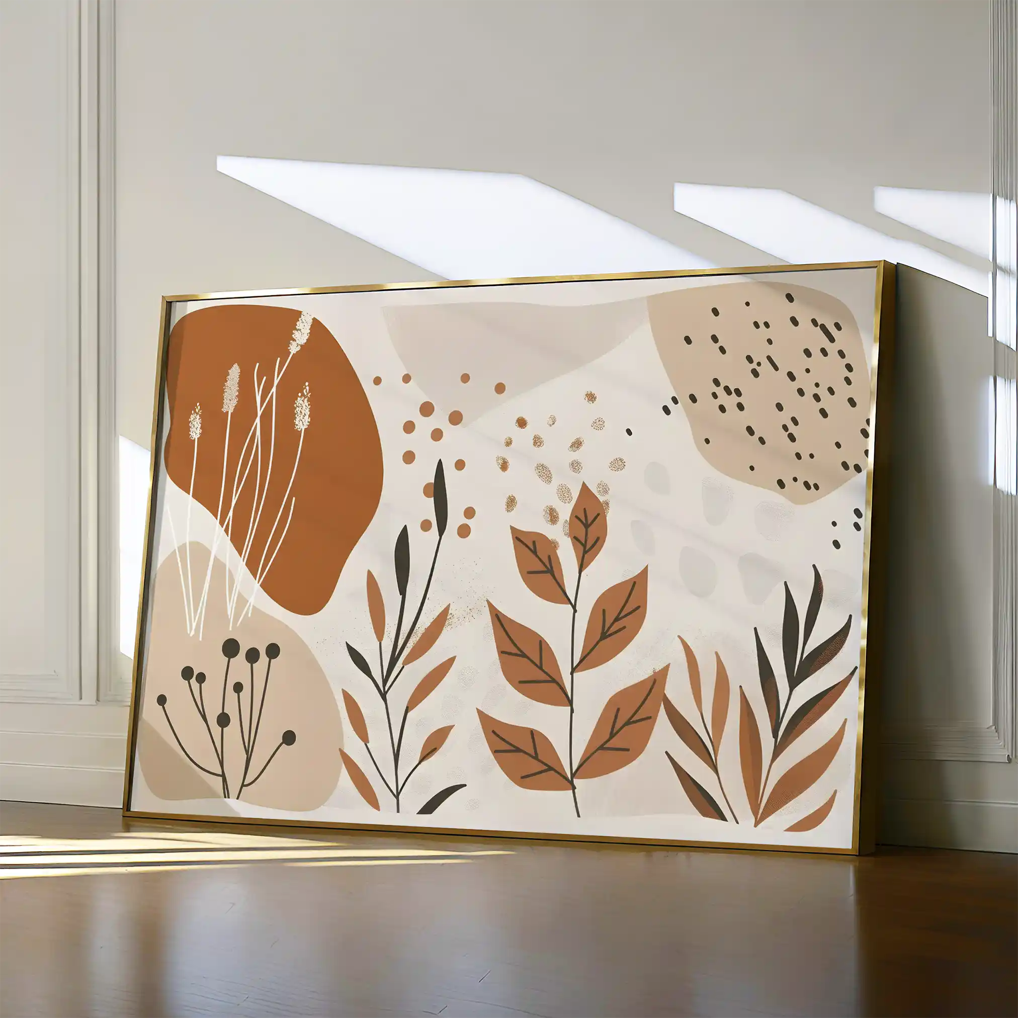 Boho 031 Canvas Art 60 x 40 cm / Black