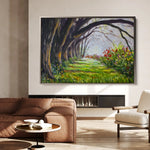 Landscape 031 Canvas Art 60 x 40 cm / Black