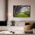 Landscape 031 Canvas Art 60 x 40 cm / Black