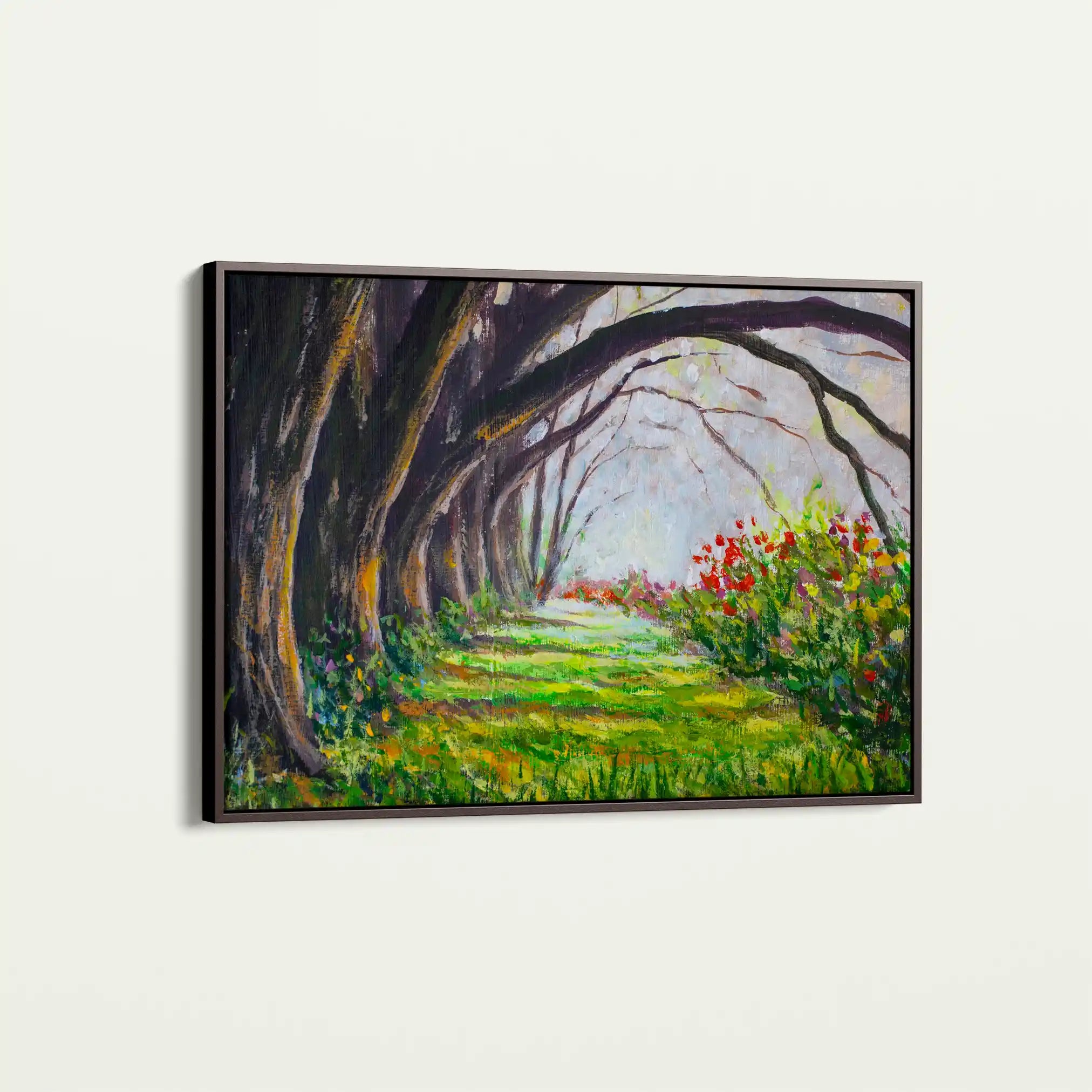 Landscape 031 Canvas Art 60 x 40 cm / Black