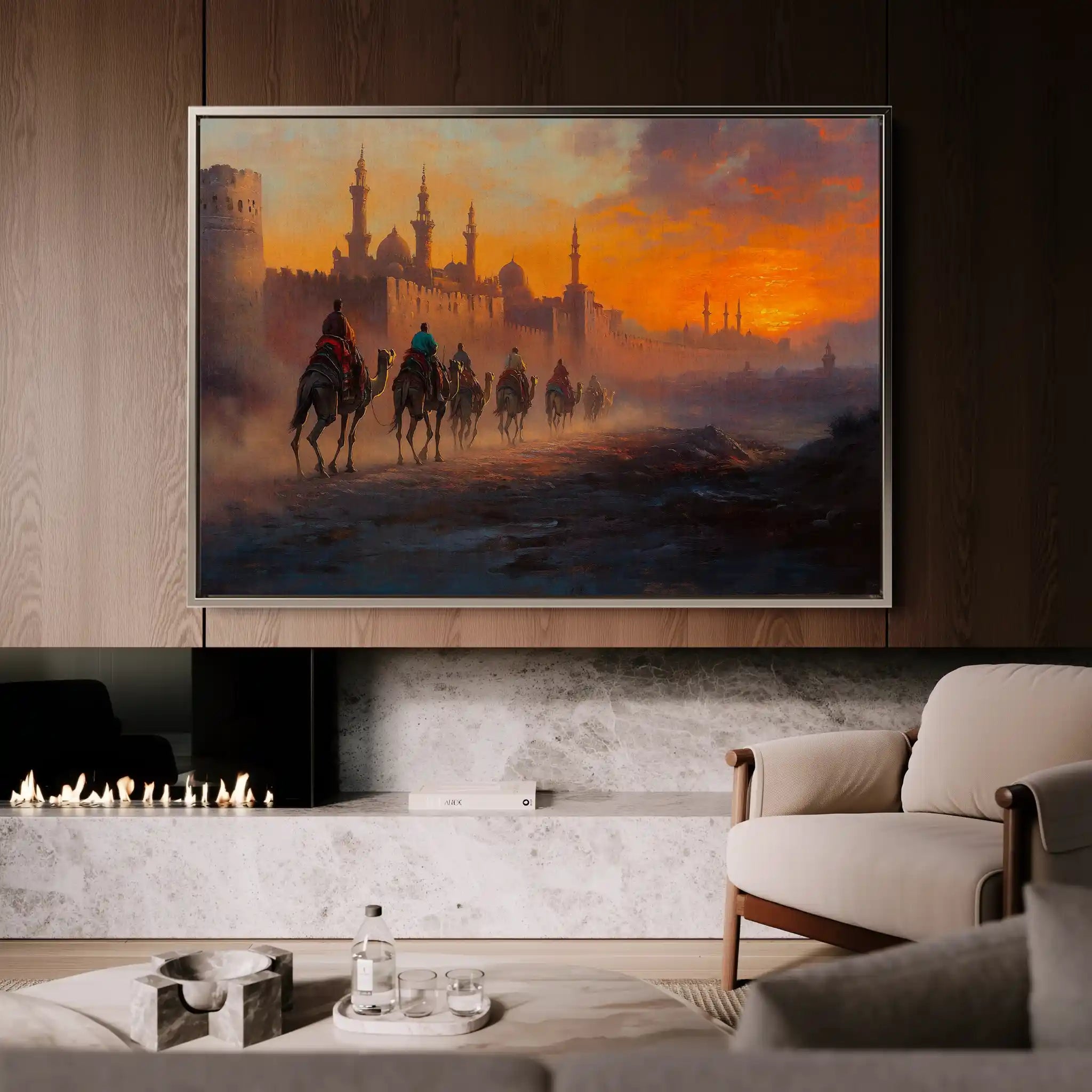 Orientalist 031 Canvas Art 60 x 40 cm / Black