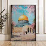 Palestine 031 Canvas Art 60 x 40 cm / Black
