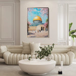 Palestine 031 Canvas Art 60 x 40 cm / Black