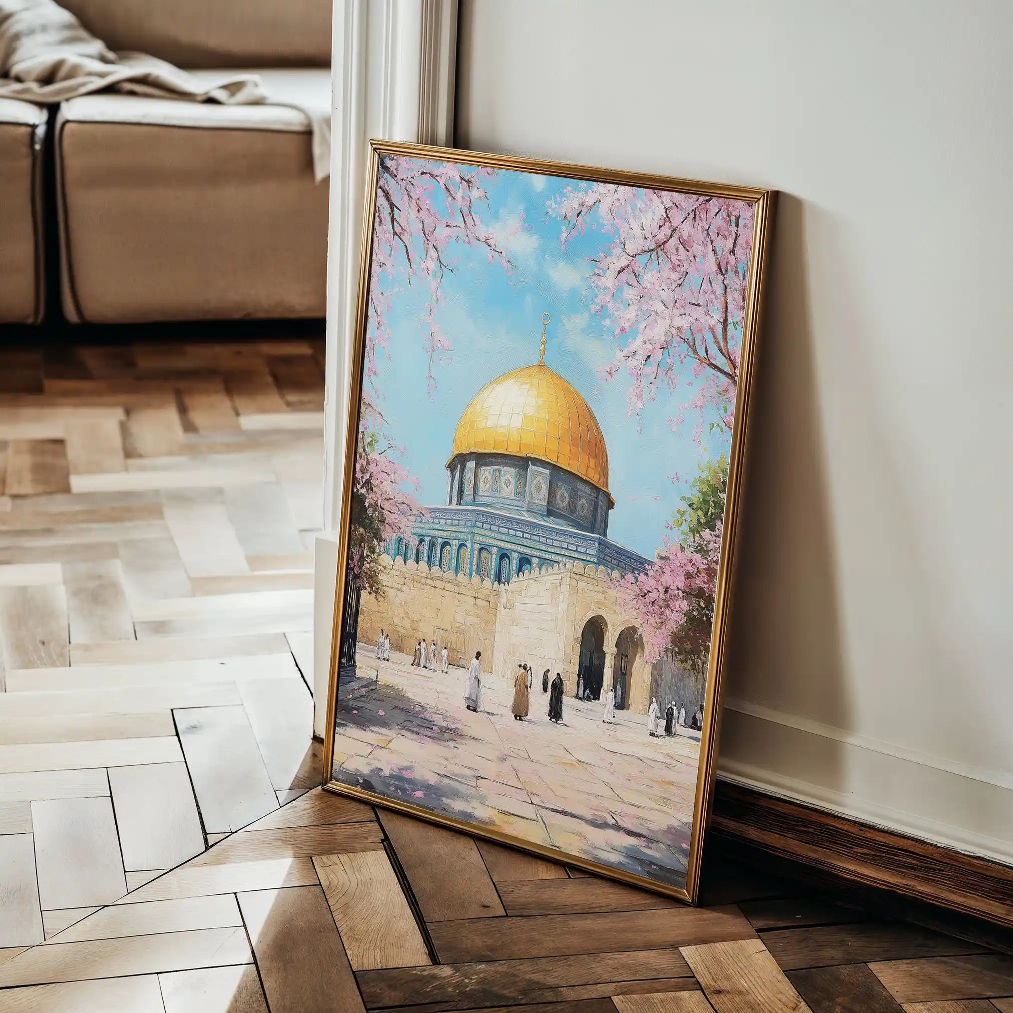 Palestine 031 Canvas Art 60 x 40 cm / Black