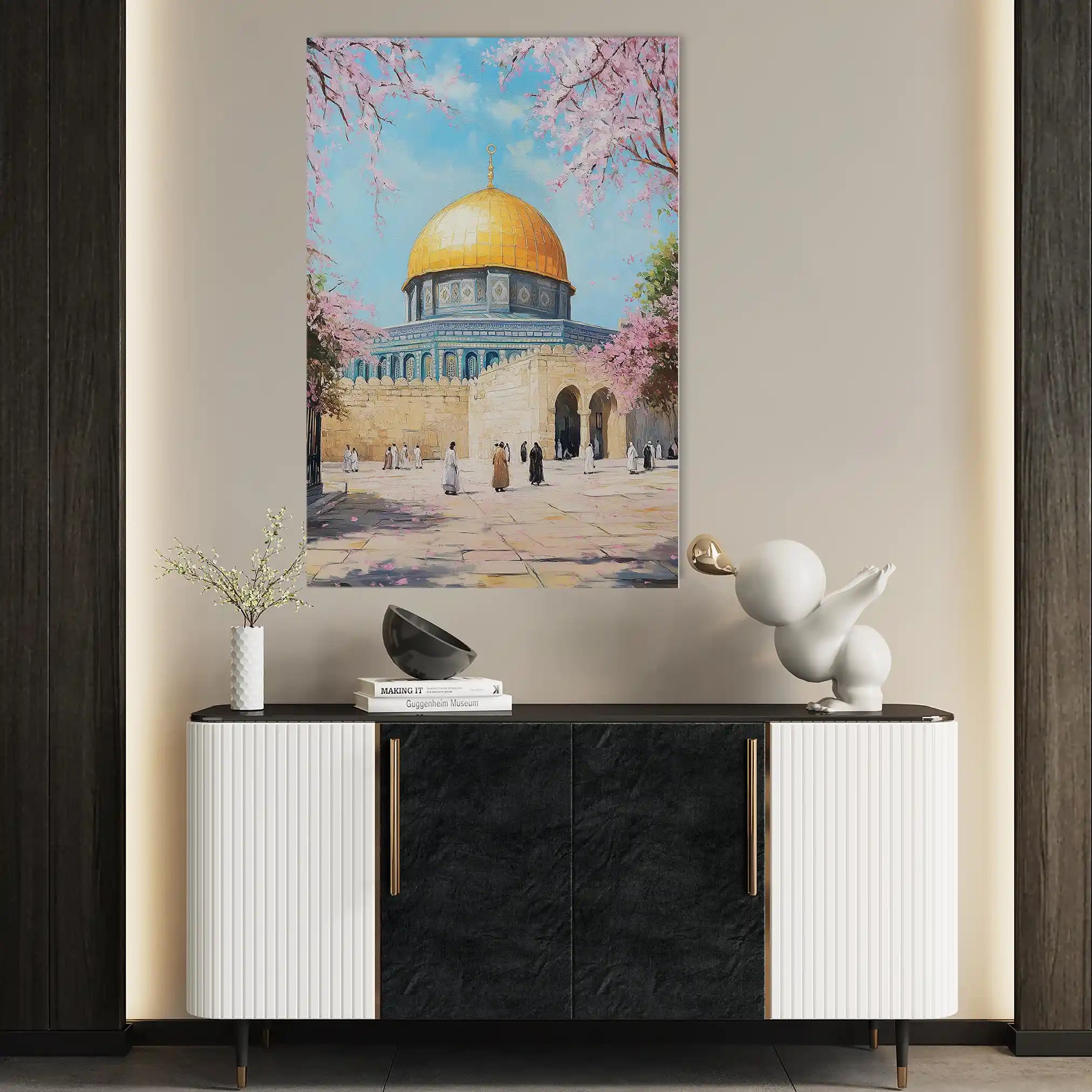 Palestine 031 Canvas Art 60 x 40 cm / Black