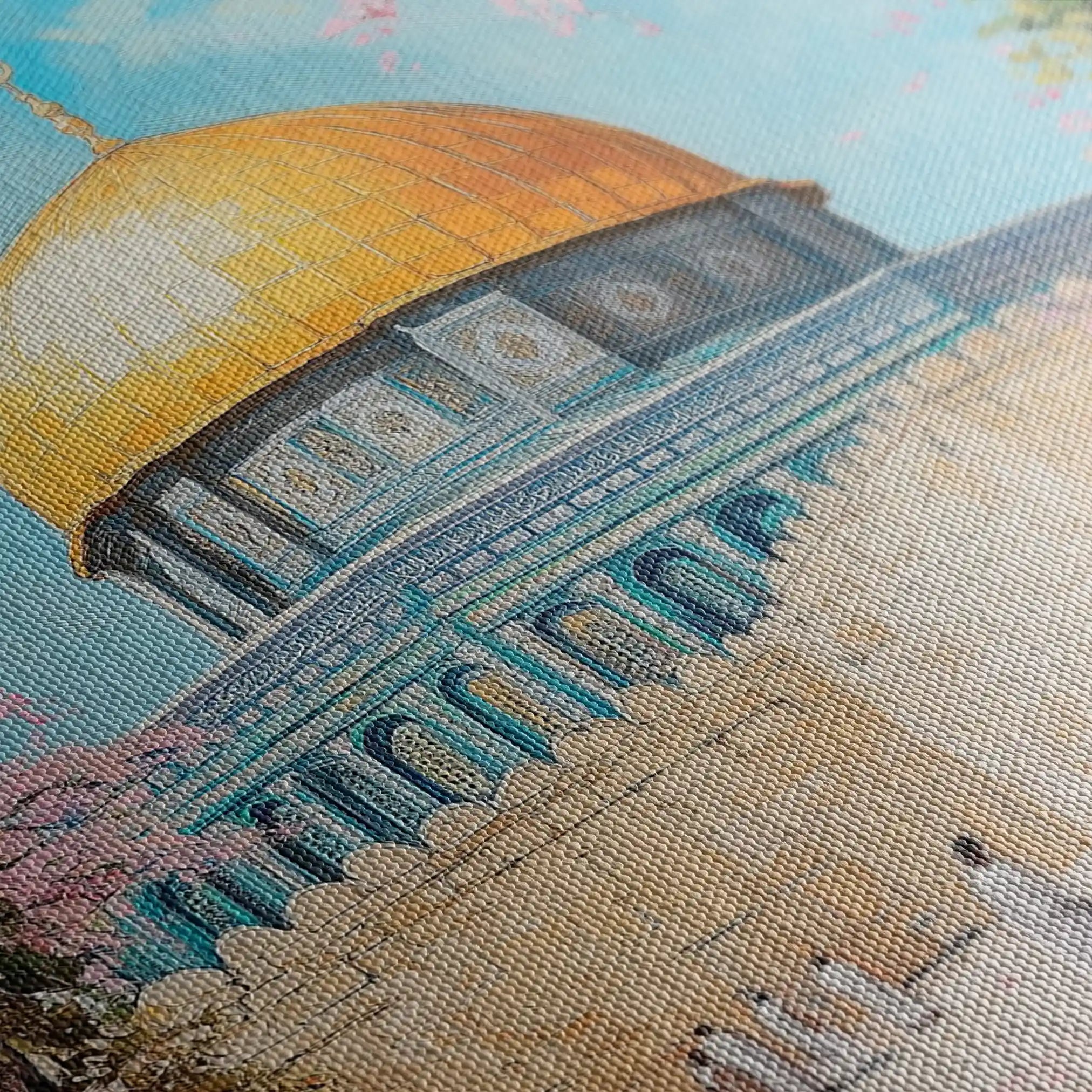 Palestine 031 Canvas Art 60 x 40 cm / Black
