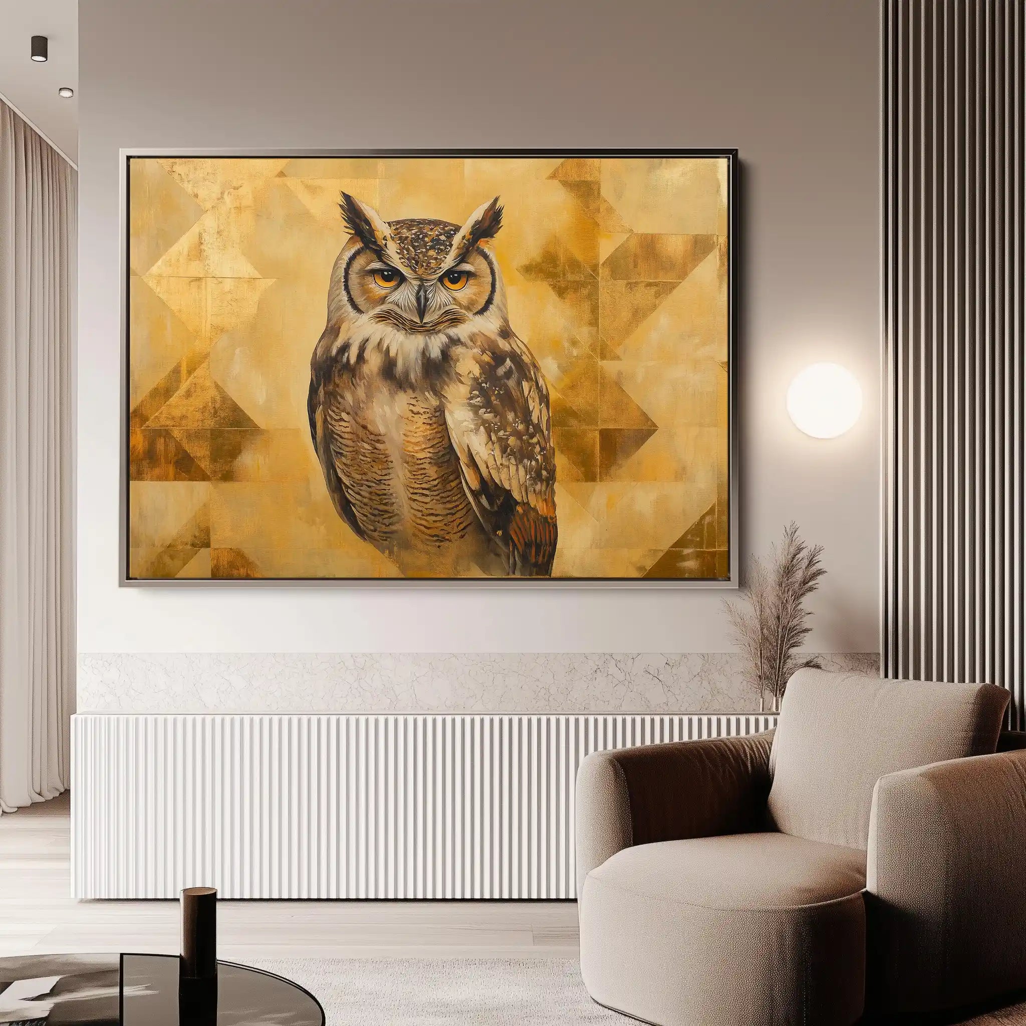 Animals 032 Canvas Art 60 x 40 cm / Black