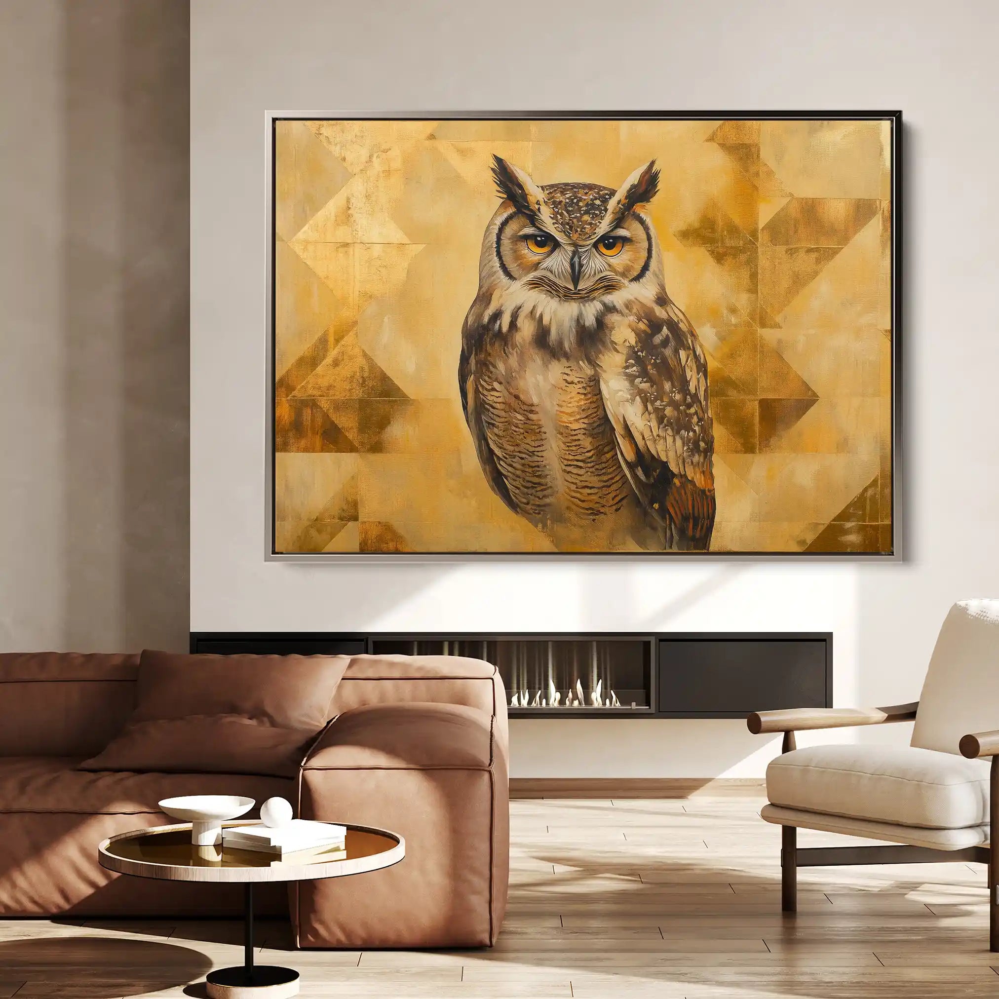 Animals 032 Canvas Art 60 x 40 cm / Black