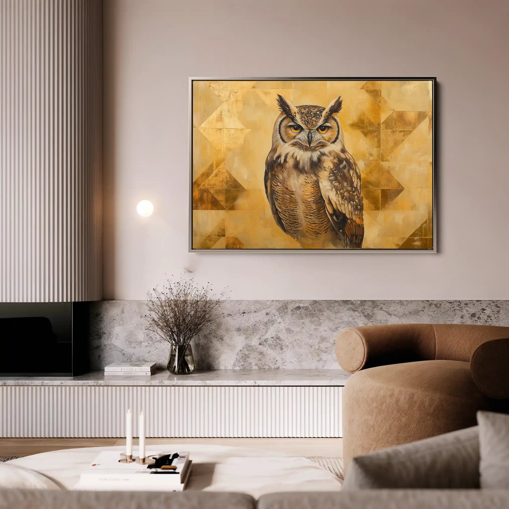 Animals 032 Canvas Art 60 x 40 cm / Black