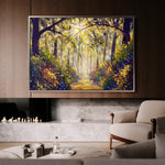 Landscape 032 Canvas Art 60 x 40 cm / Black