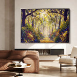 Landscape 032 Canvas Art 60 x 40 cm / Black
